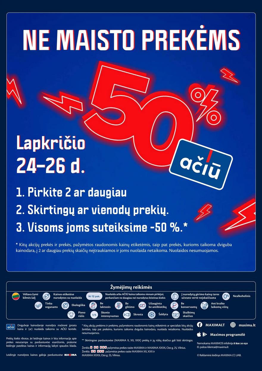 Maxima kaininis leidinys akcijos nuo 
  2023-11-21 iki 
  2023-11-27 | Leidinukas.lt puslapis 40