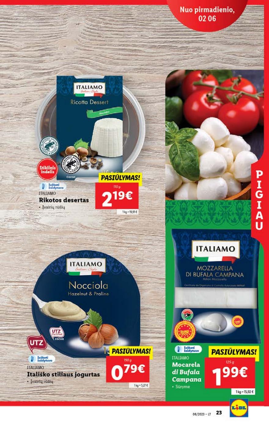 Lidl pasiūlymai akcijos nuo 
  2023-02-06 iki 
  2023-02-12 | Leidinukas.lt puslapis 23