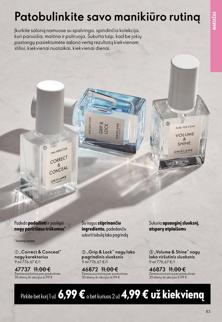 Oriflame katalogas akcijos nuo 
  2026-06-03 iki 
  2026-06-23 | Leidinukas.lt puslapis 83