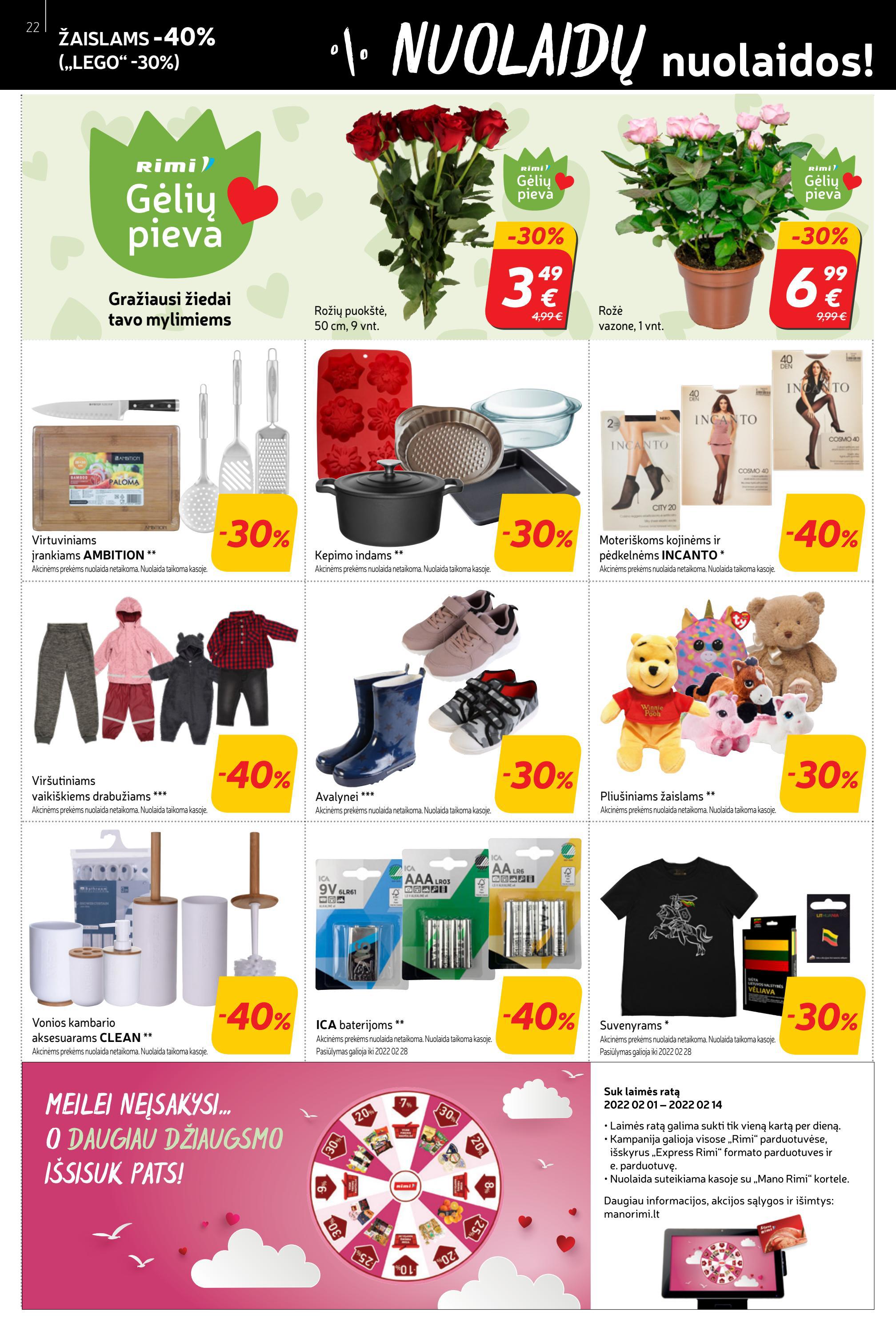 Rimi savaitinis leidinys akcijos nuo 
  2022-02-08 iki 
  2022-02-14 | Leidinukas.lt puslapis 22