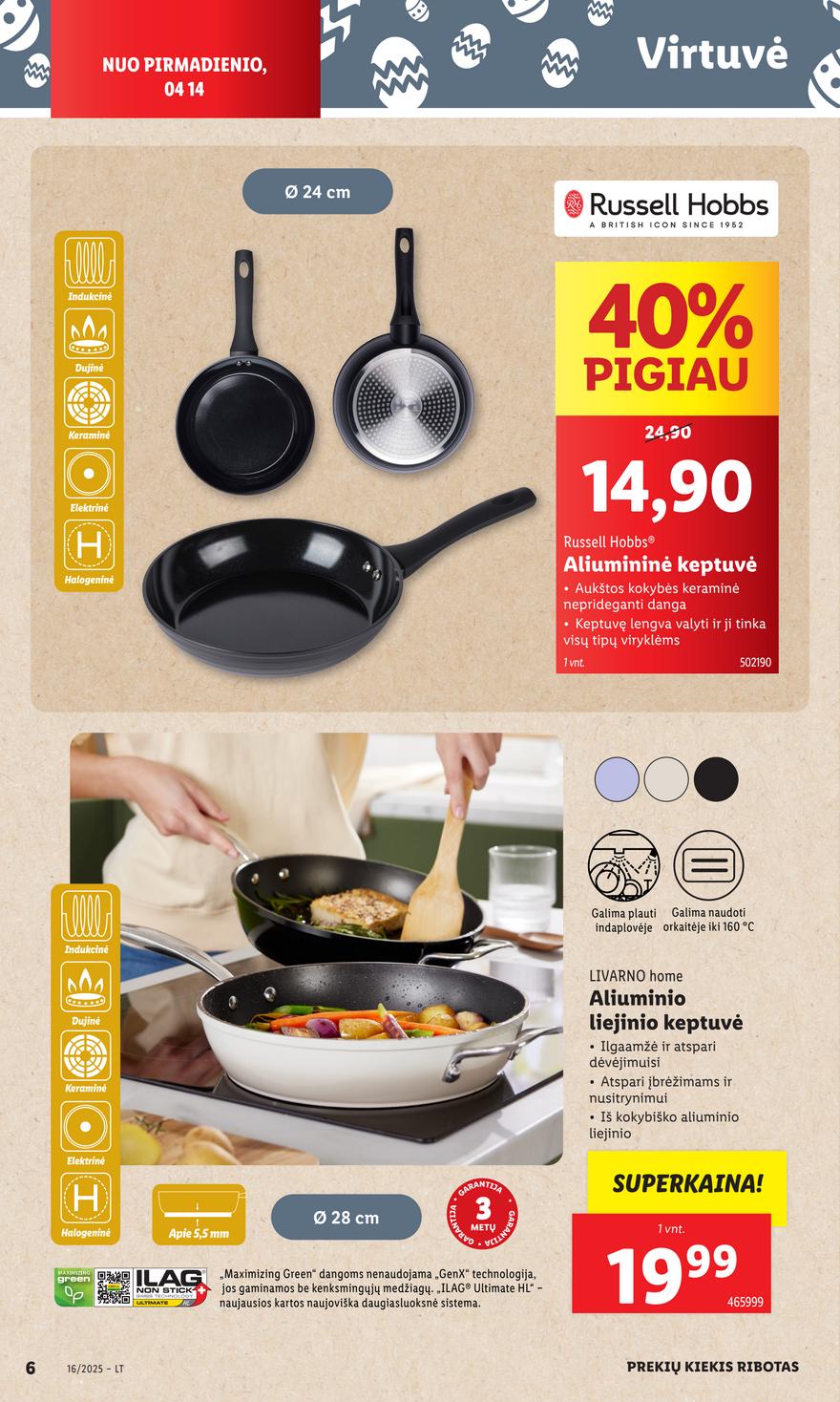 Lidl ne maisto leidinys akcijos nuo 
  2025-04-14 iki 
  2025-04-19 | Leidinukas.lt puslapis 6