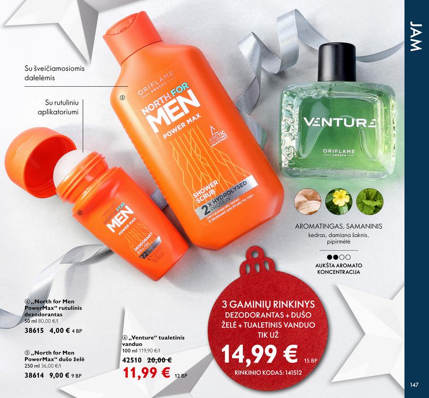 Oriflame katalogas akcijos nuo 
  2021-12-01 iki 
  2021-12-31 | Leidinukas.lt puslapis 147