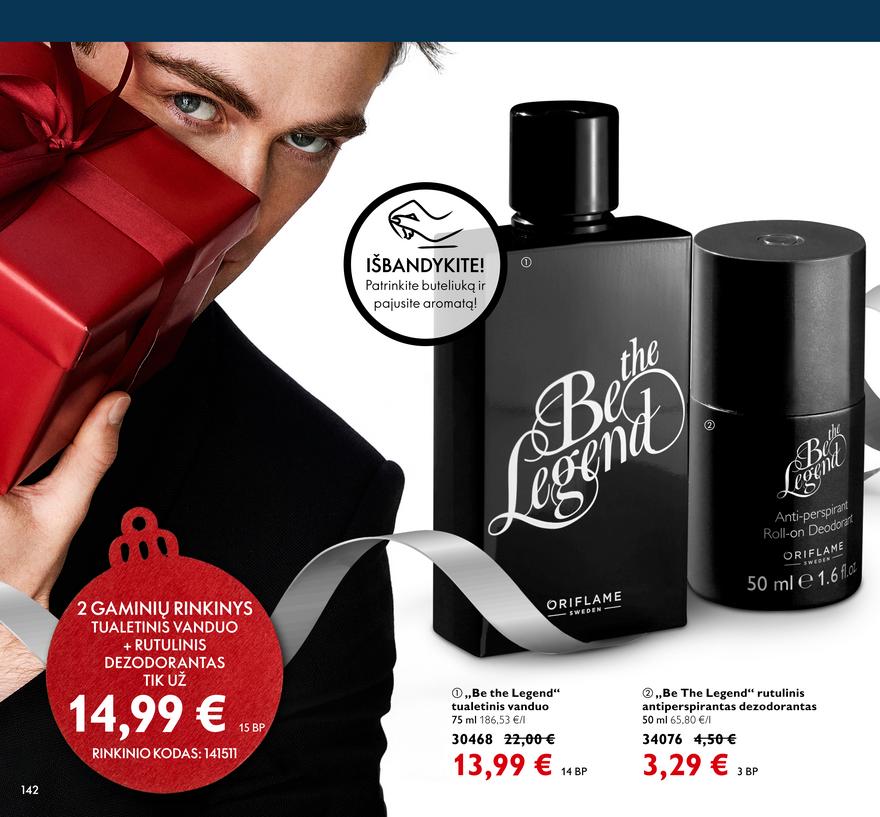 Oriflame katalogas akcijos nuo 
  2021-12-01 iki 
  2021-12-31 | Leidinukas.lt puslapis 142