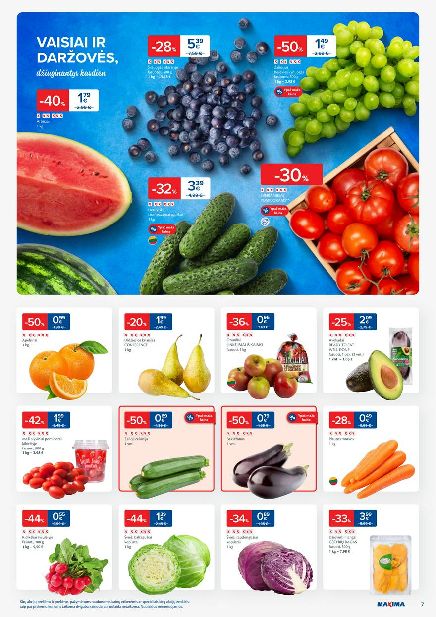 Maxima leidinukas Nr 16 akcijos nuo 
  2025-04-15 iki 
  2025-04-21 | Leidinukas.lt puslapis 7