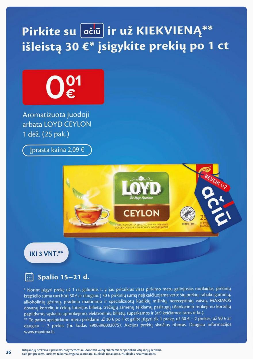 Maxima savaitinis leidinys 42 akcijos nuo
2024-10-15 iki
2024-10-21 | Leidinukas.lt puslapis 26