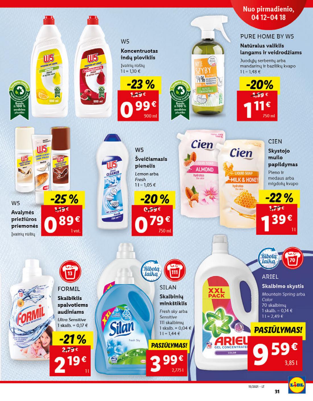 Lidl maisto prekių pasiūlymai akcijos nuo 
  2021-04-12 iki 
  2021-04-18 | Leidinukas.lt puslapis 31