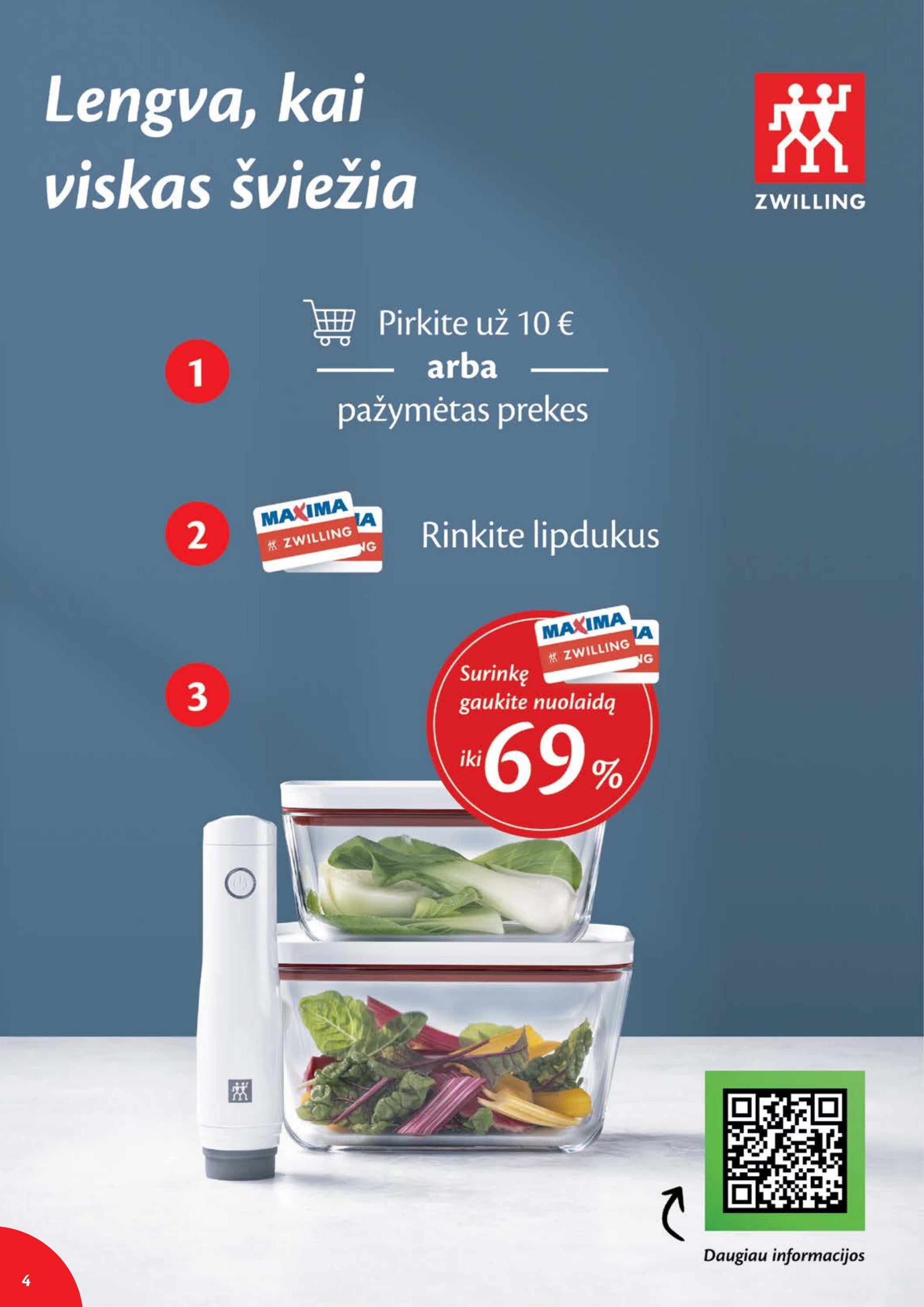 Maxima kaininis leidinys akcijos nuo 
  2022-03-22 iki 
  2022-03-28 | Leidinukas.lt puslapis 4