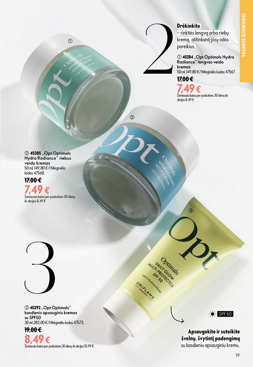 Oriflame katalogas akcijos nuo 
  2026-06-24 iki 
  2026-07-14 | Leidinukas.lt puslapis 19