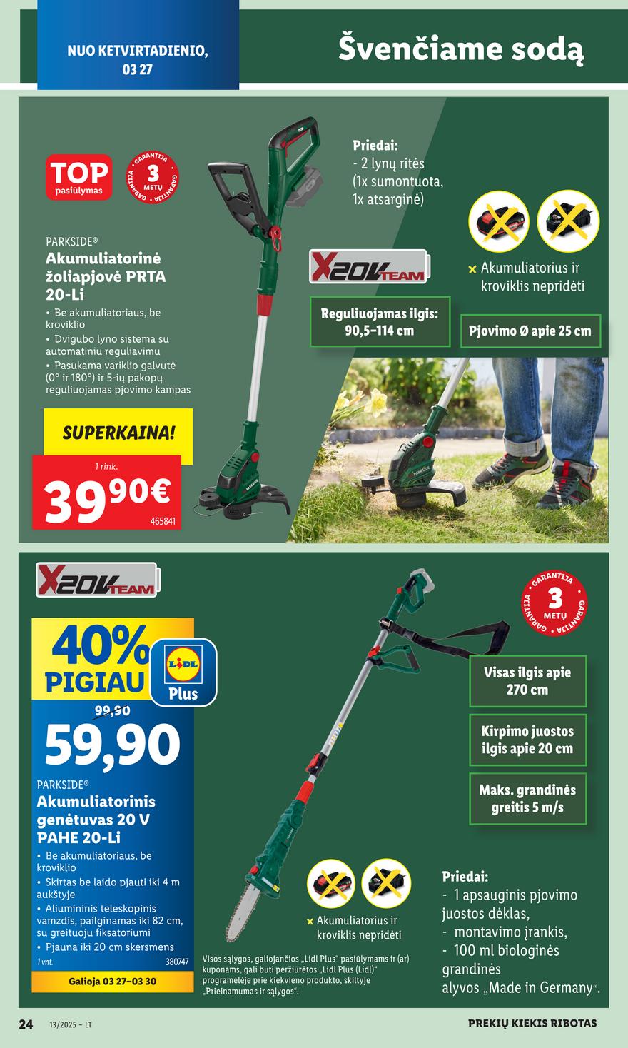 Lidl ne maisto leidinys akcijos nuo 
  2025-03-24 iki 
  2025-03-30 | Leidinukas.lt puslapis 24