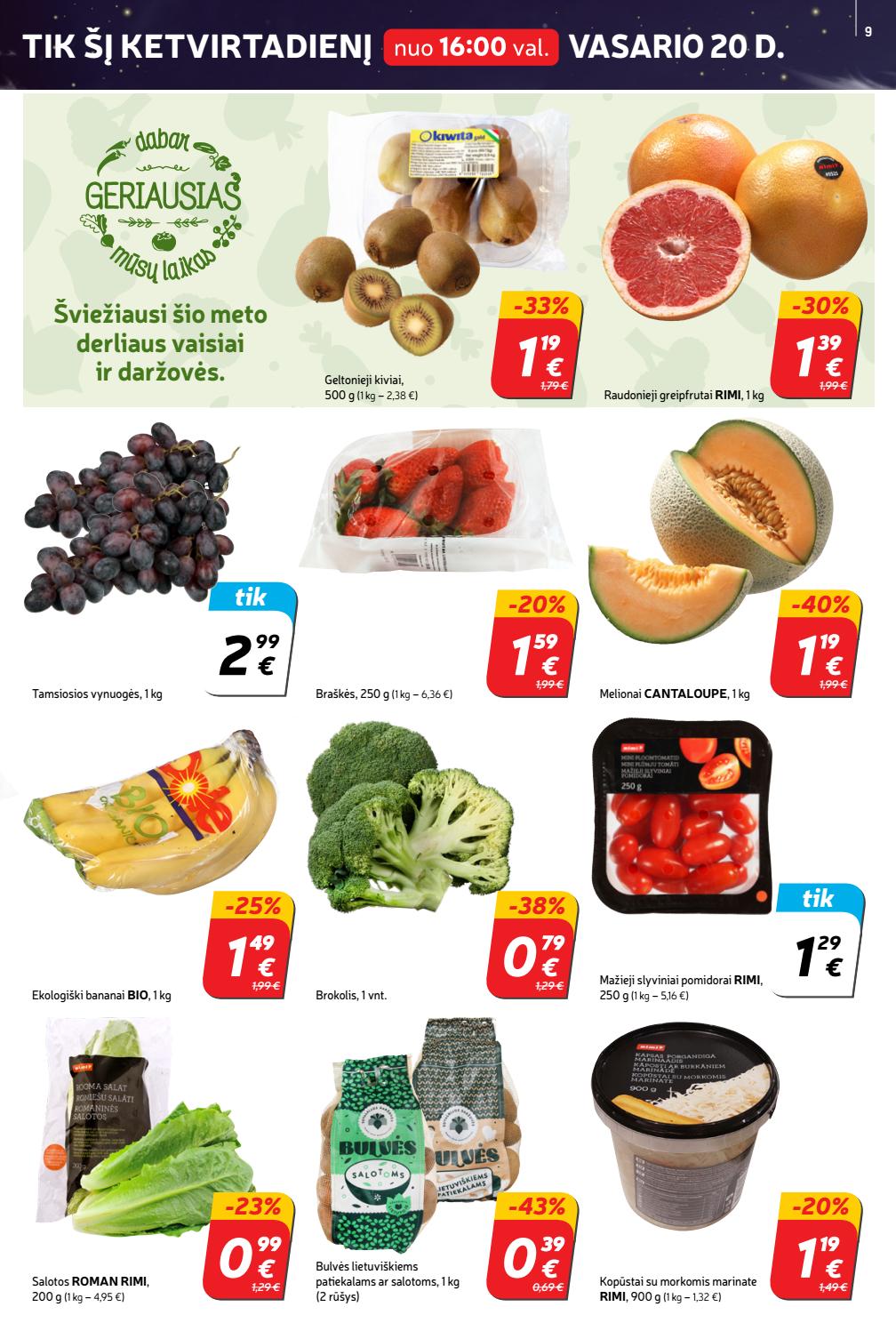 Rimi savaitinis leidinys akcijos nuo 
  2020-02-18 iki 
  2020-02-24 | Leidinukas.lt puslapis 9