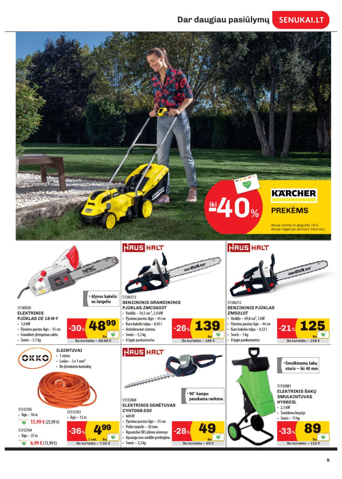 Senukai reklaminis leidinys akcijos nuo 
  2020-04-28 iki 
  2020-05-18 | Leidinukas.lt puslapis 9