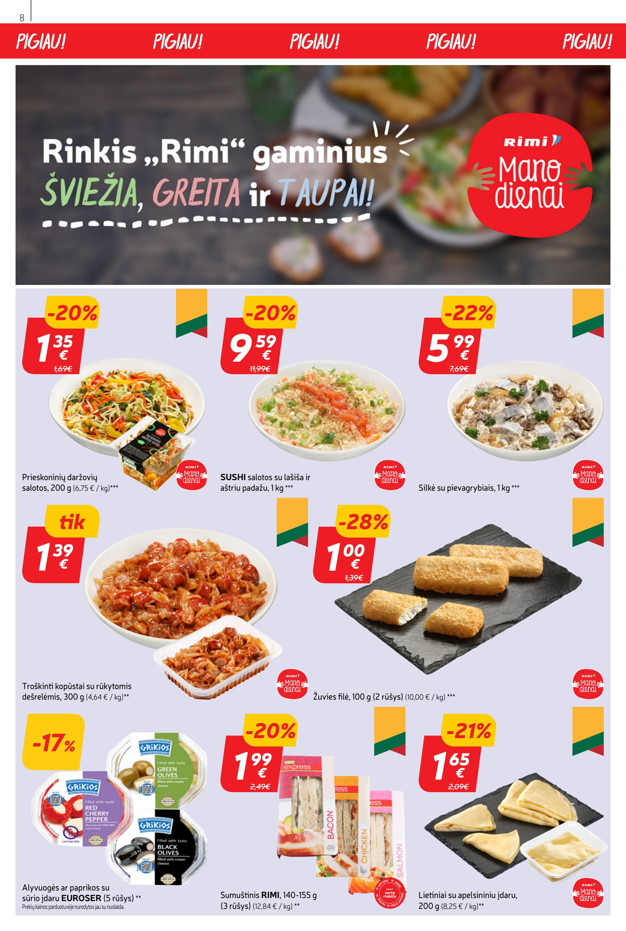 Rimi savaitinis leidinys akcijos nuo 
  2023-02-28 iki 
  2023-03-06 | Leidinukas.lt puslapis 8