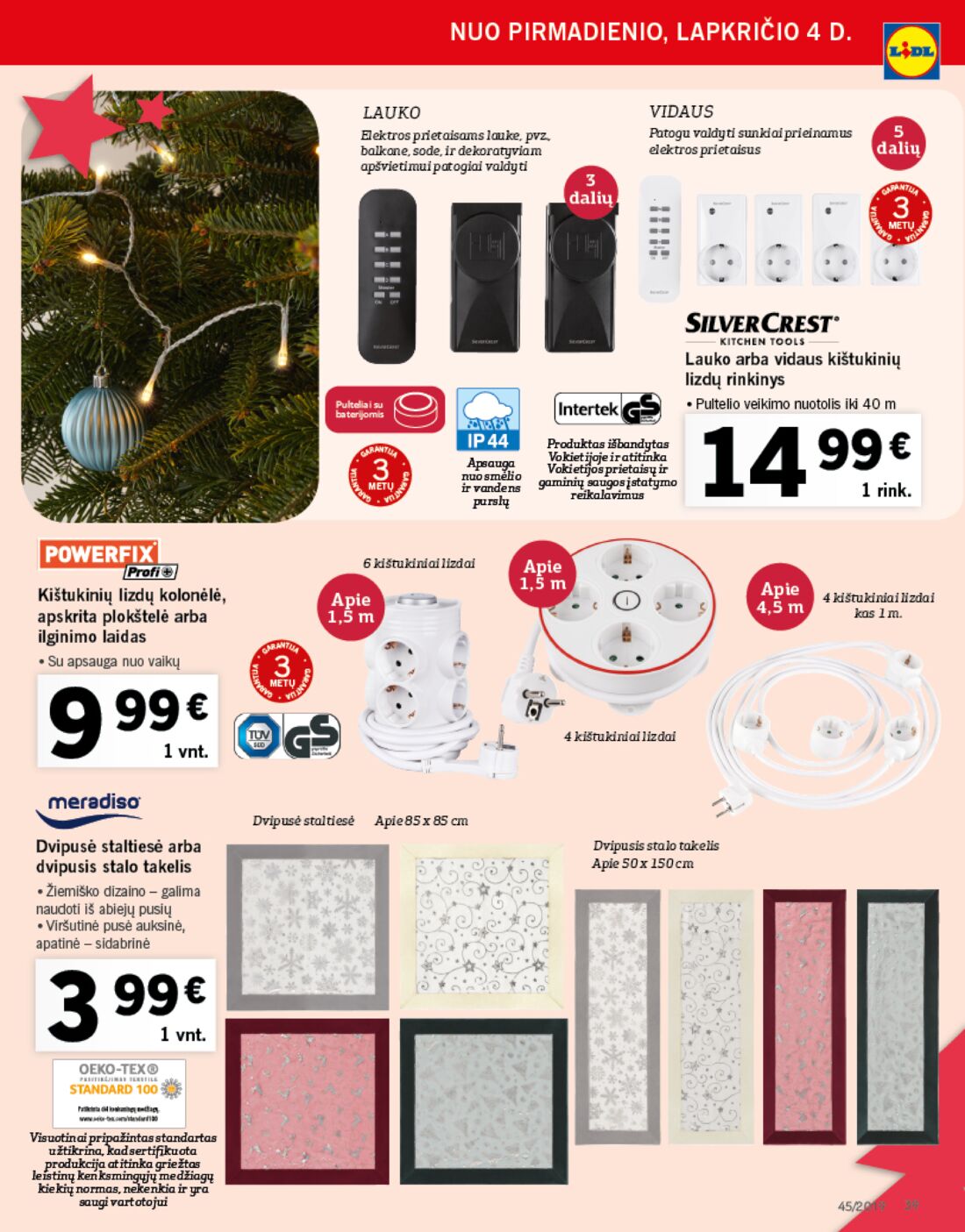 Lidl savaitinis leidinys akcijos nuo 
  2019-11-04 iki 
  2019-11-10 | Leidinukas.lt puslapis 39