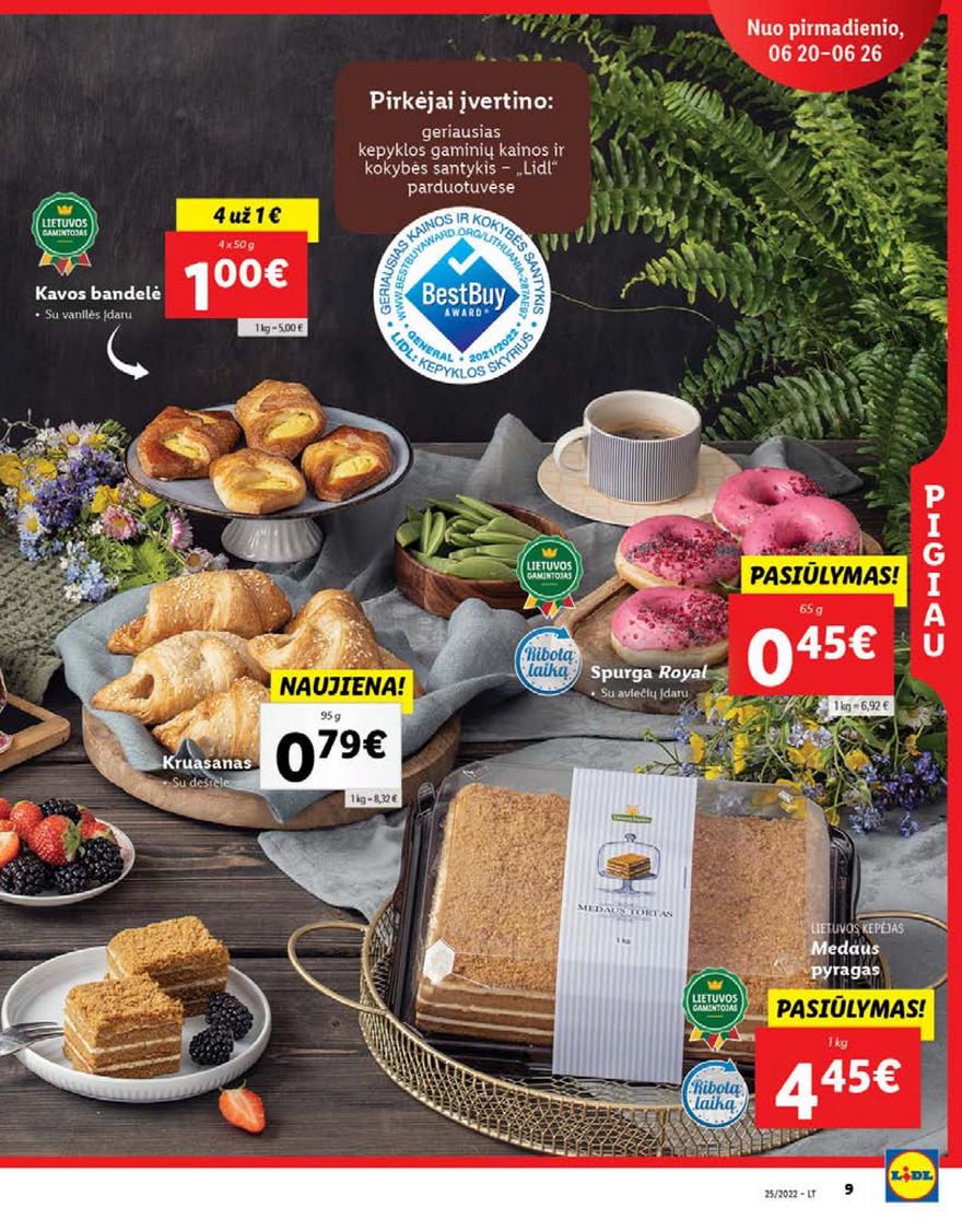 Lidl maisto prekių pasiūlymai akcijos nuo 
  2022-06-20 iki 
  2022-06-26 | Leidinukas.lt puslapis 9