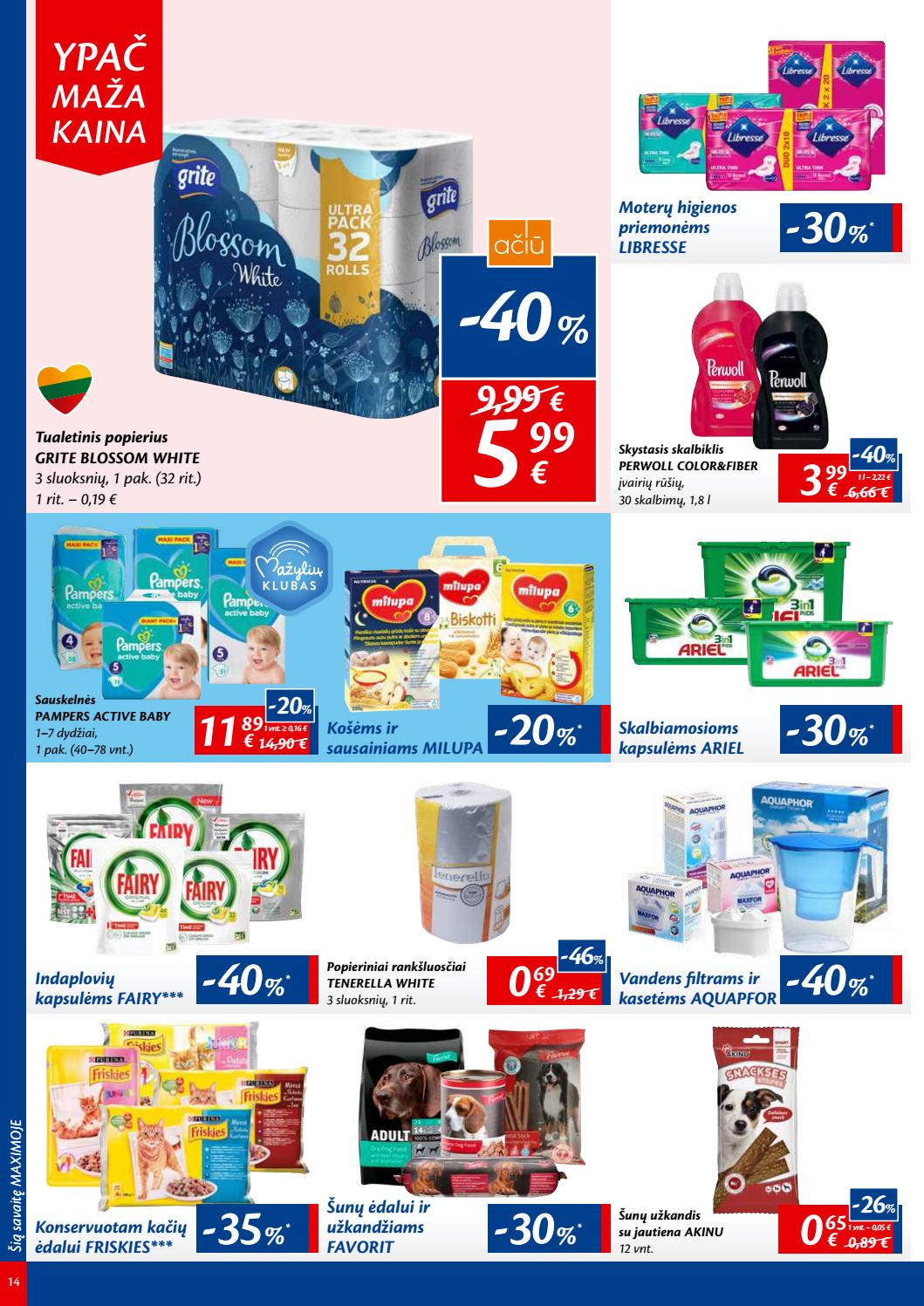 Maxima kaininis leidinys akcijos nuo 
  2019-07-02 iki 
  2019-07-08 | Leidinukas.lt puslapis 14