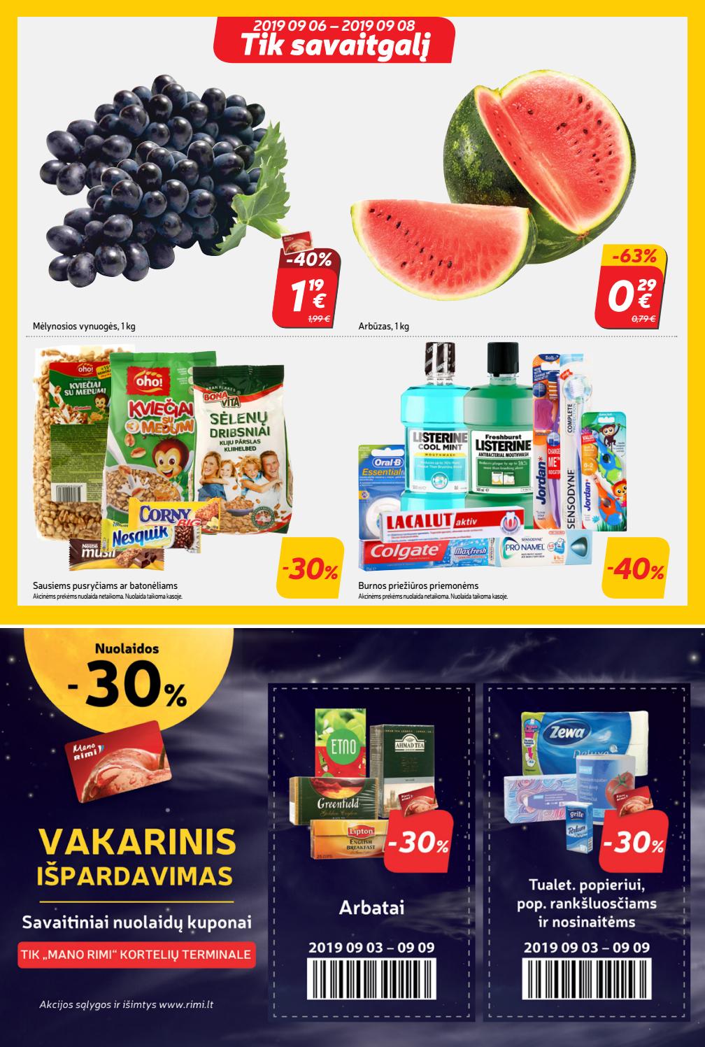 Rimi savaitinis leidinys akcijos nuo 
  2019-09-03 iki 
  2019-09-09 | Leidinukas.lt puslapis 23
