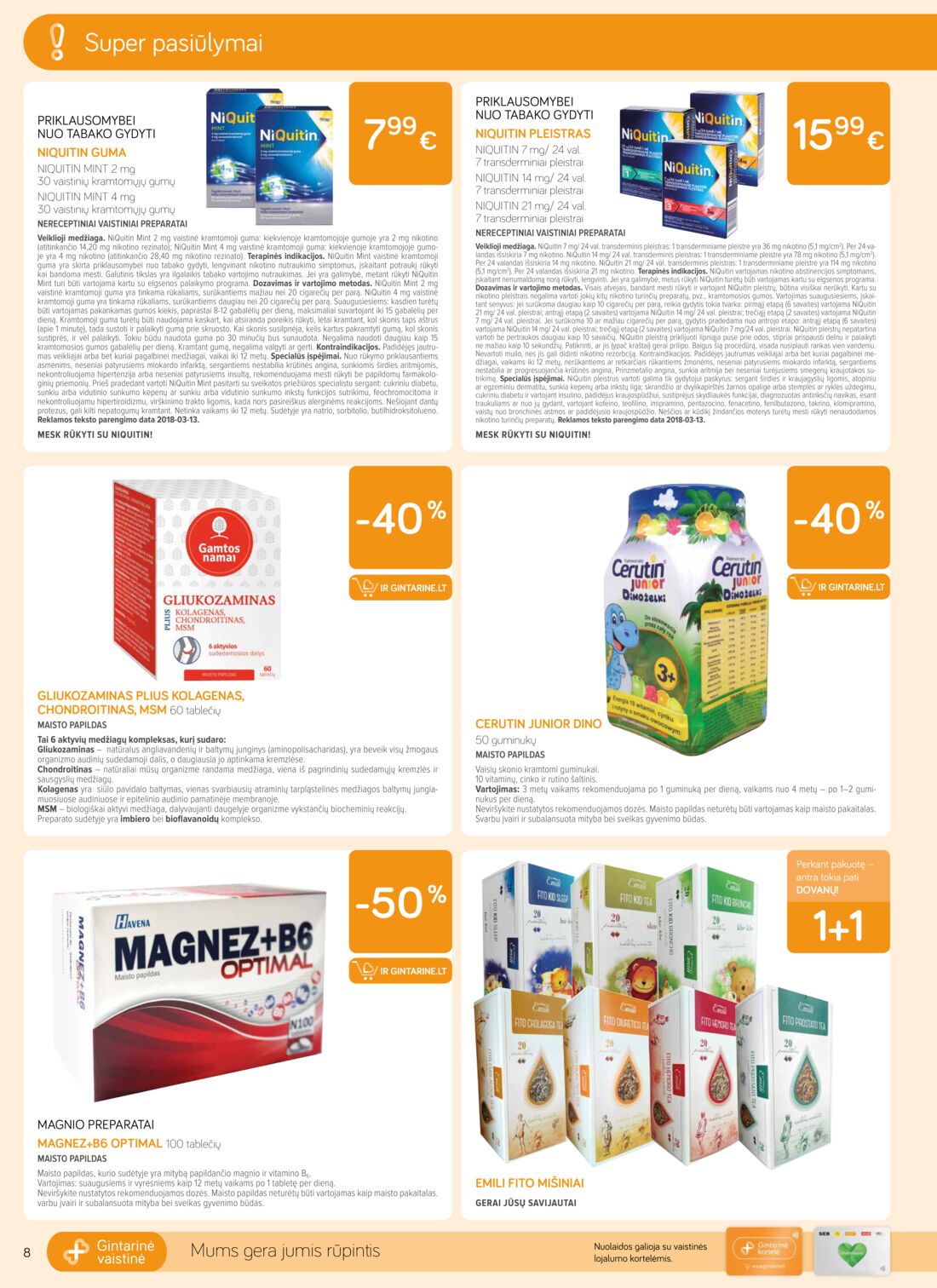 Gintarinė vaistinė leidinys akcijos nuo 
  2019-06-01 iki 
  2019-06-30 | Leidinukas.lt puslapis 8