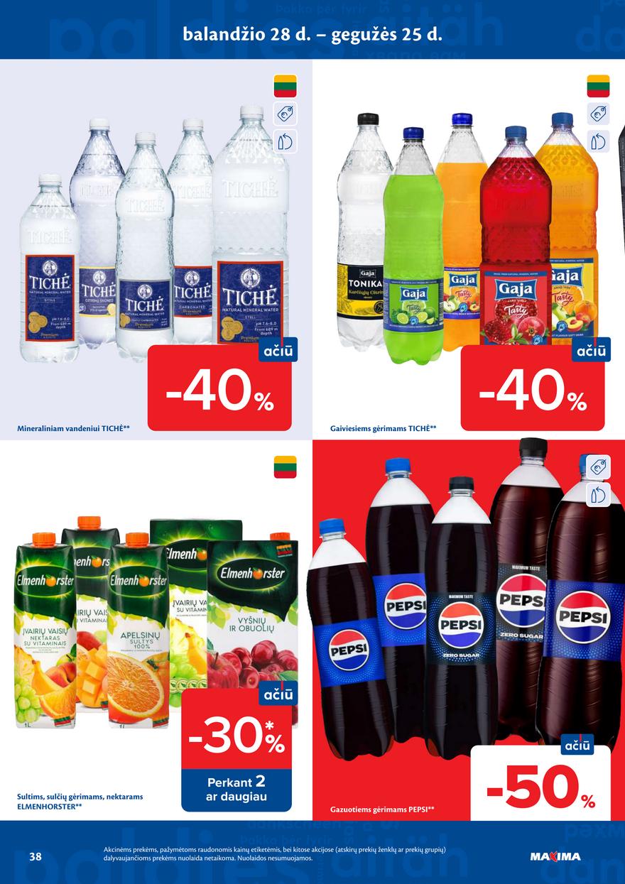 Maxima leidinys akcijos nuo 
  2026-05-19 iki 
  2026-05-25 | Leidinukas.lt puslapis 38