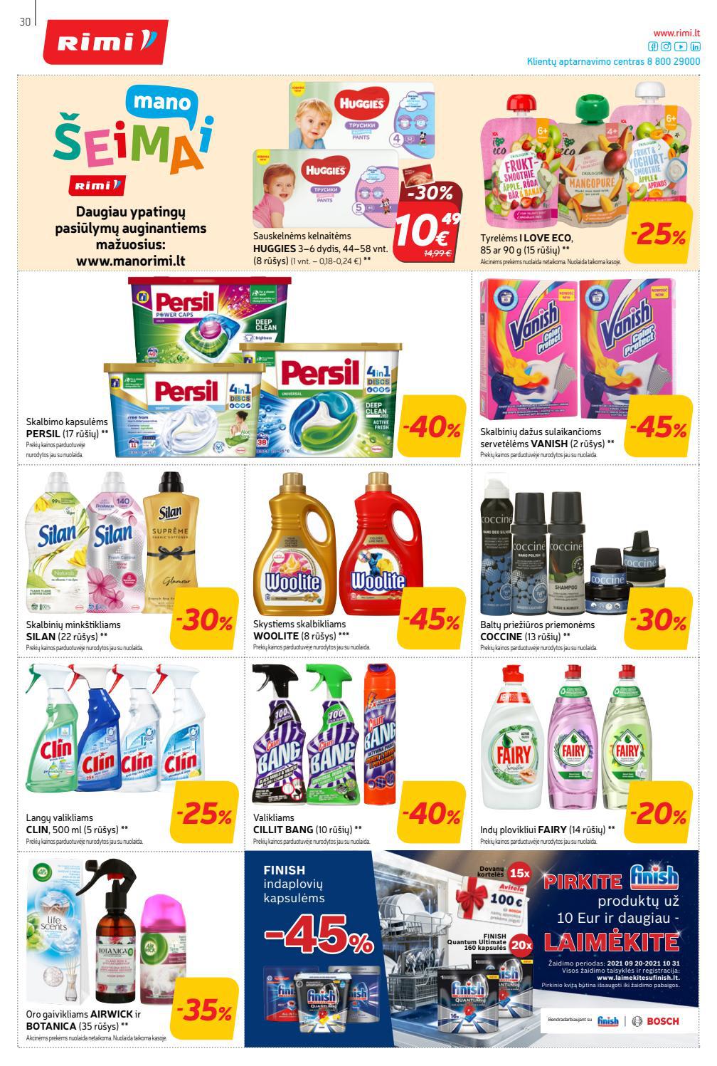 Rimi savaitinis leidinys akcijos nuo 
  2021-09-21 iki 
  2021-09-27 | Leidinukas.lt puslapis 30