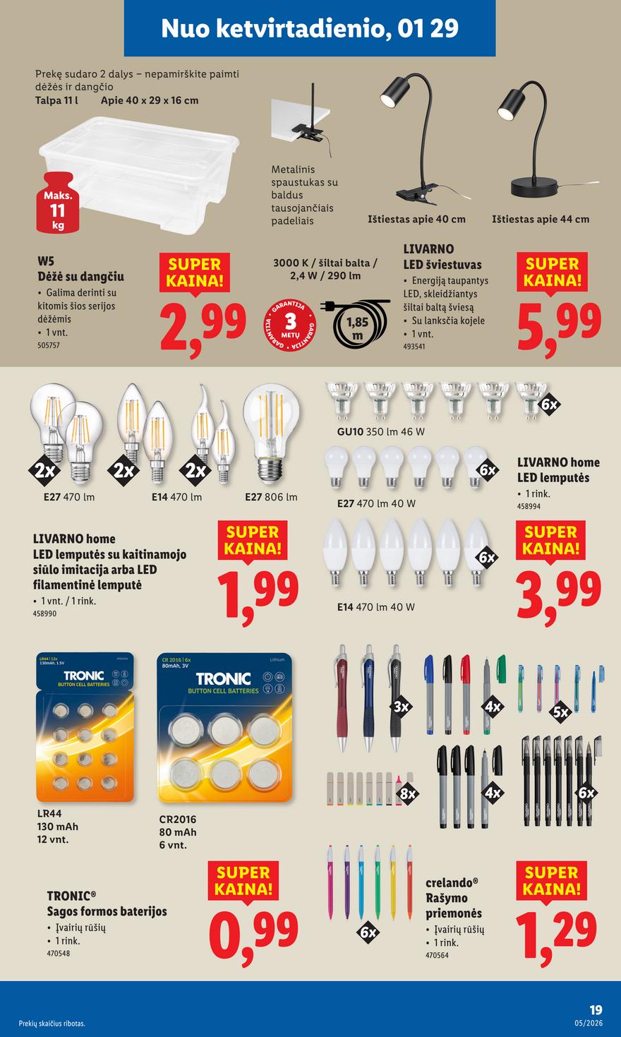Lidl leidinys akcijos nuo 
  2026-01-26 iki 
  2026-02-01 | Leidinukas.lt puslapis 19