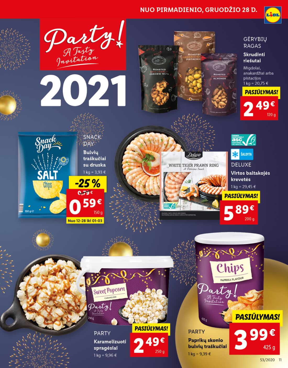 Lidl savaitinis leidinys akcijos nuo 
  2020-12-28 iki 
  2021-01-03 | Leidinukas.lt puslapis 11