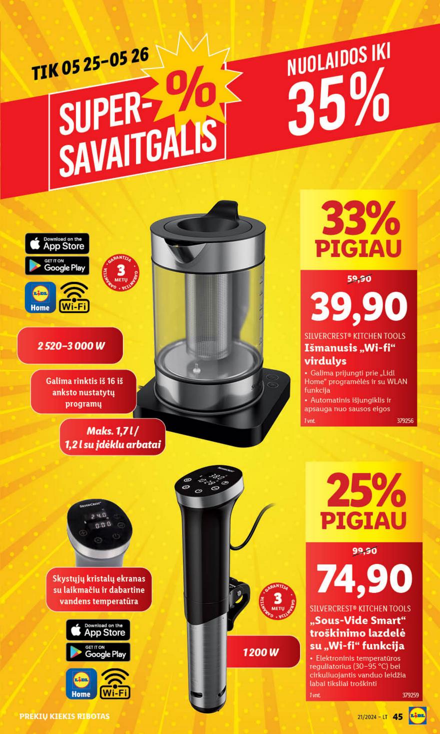 Lidl ne maisto leidinys akcijos nuo 
  2024-05-20 iki 
  2024-05-26 | Leidinukas.lt puslapis 45