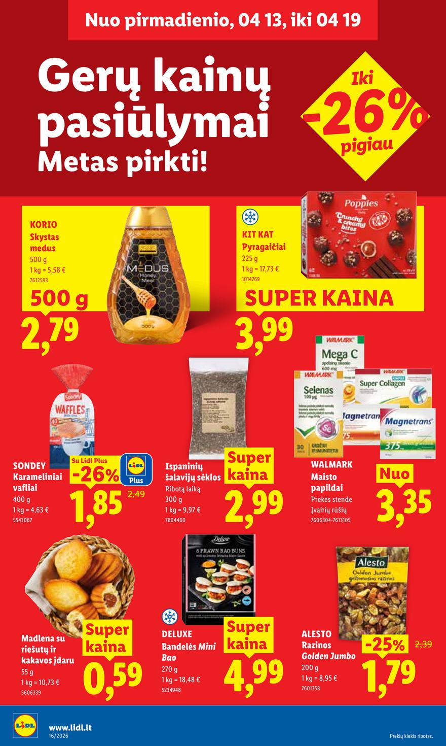 Lidl leidinys akcijos nuo 
  2026-04-13 iki 
  2026-04-19 | Leidinukas.lt puslapis 20
