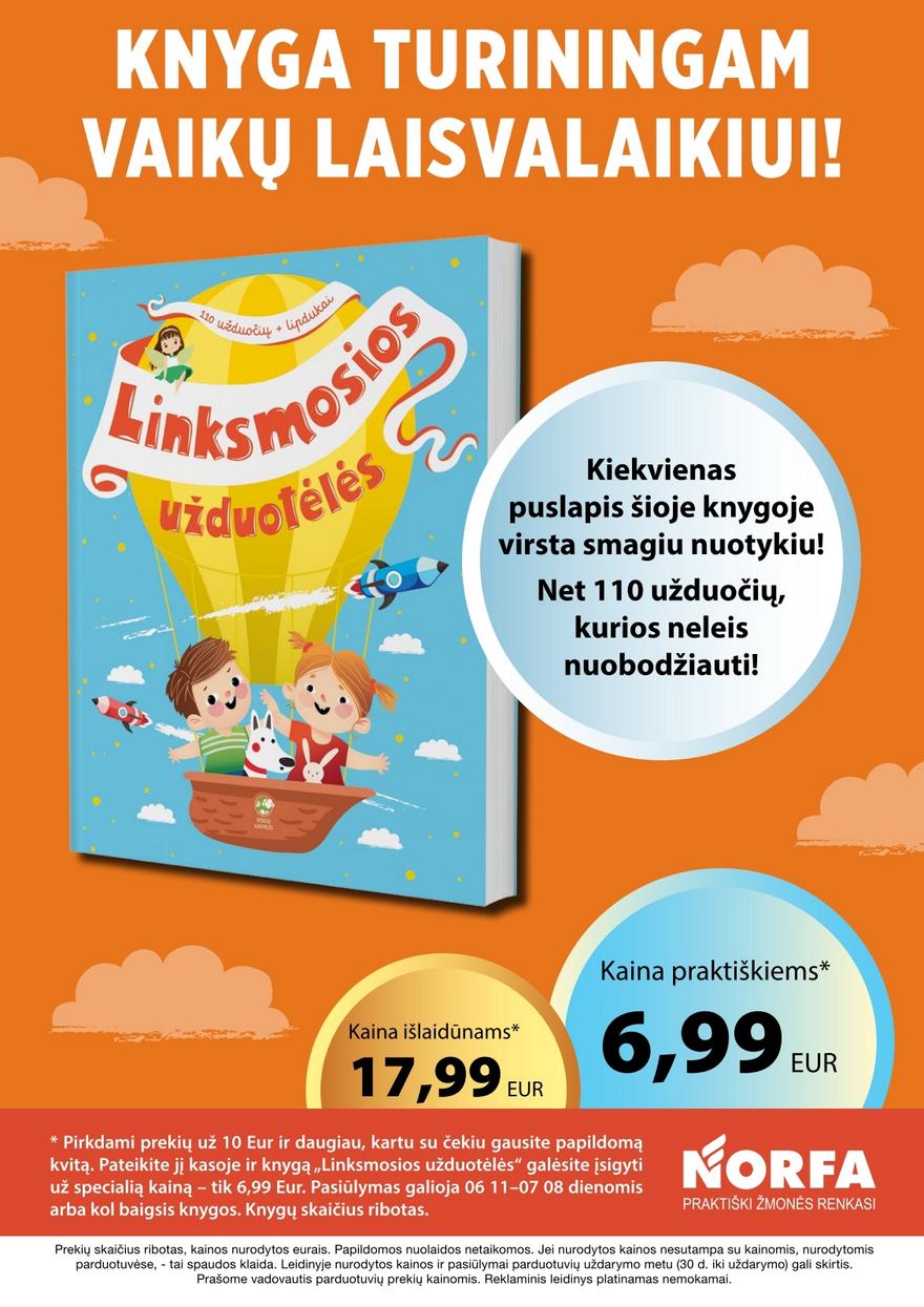 Norfos leidinys akcijos nuo 
  2026-06-11 iki 
  2026-06-24 | Leidinukas.lt puslapis 32