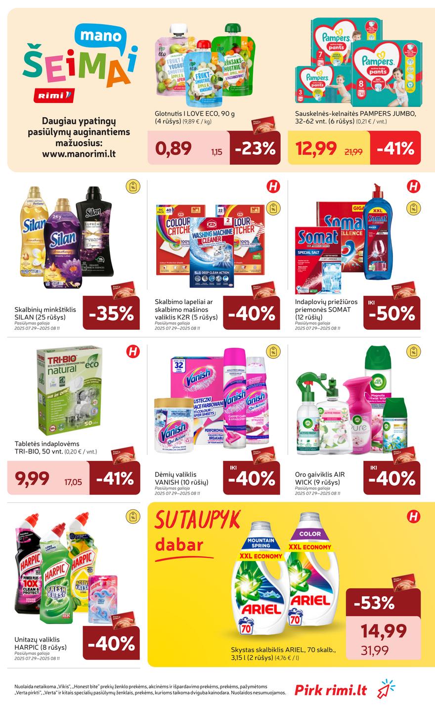 Rimi leidinys 32 akcijos nuo 
  2025-08-05 iki 
  2025-08-11 | Leidinukas.lt puslapis 31