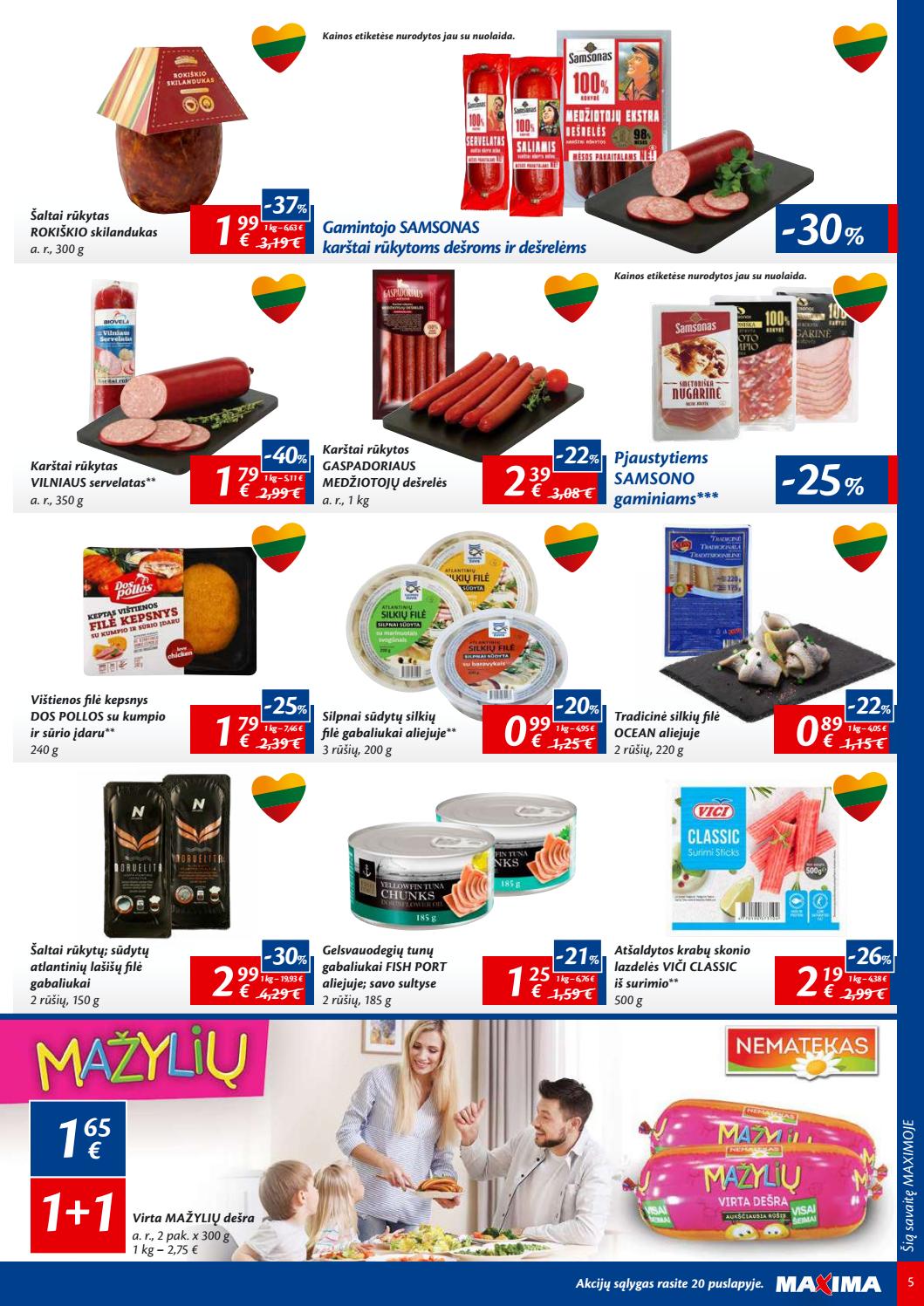 Maxima kaininis leidinys akcijos nuo 
  2019-08-06 iki 
  2019-08-12 | Leidinukas.lt puslapis 5