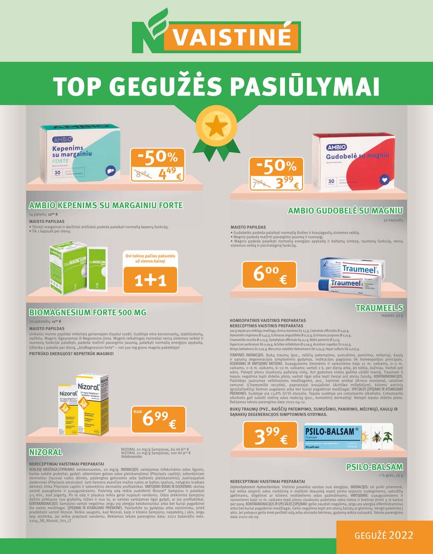 Norfos vaistinės leidinys akcijos nuo 
  2022-05-01 iki 
  2022-05-31 | Leidinukas.lt puslapis 1
