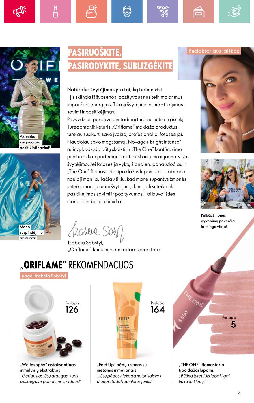 Oriflame katalogas akcijos nuo 
  2025-06-01 iki 
  2025-06-21 | Leidinukas.lt puslapis 3