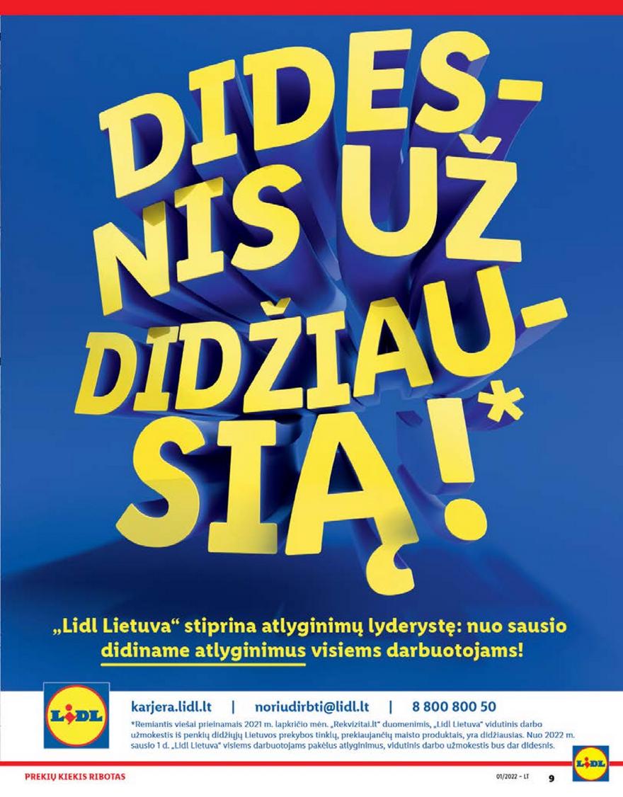 Ldil ne maisto leidinys akcijos nuo 
  2022-01-03 iki 
  2022-01-09 | Leidinukas.lt puslapis 9