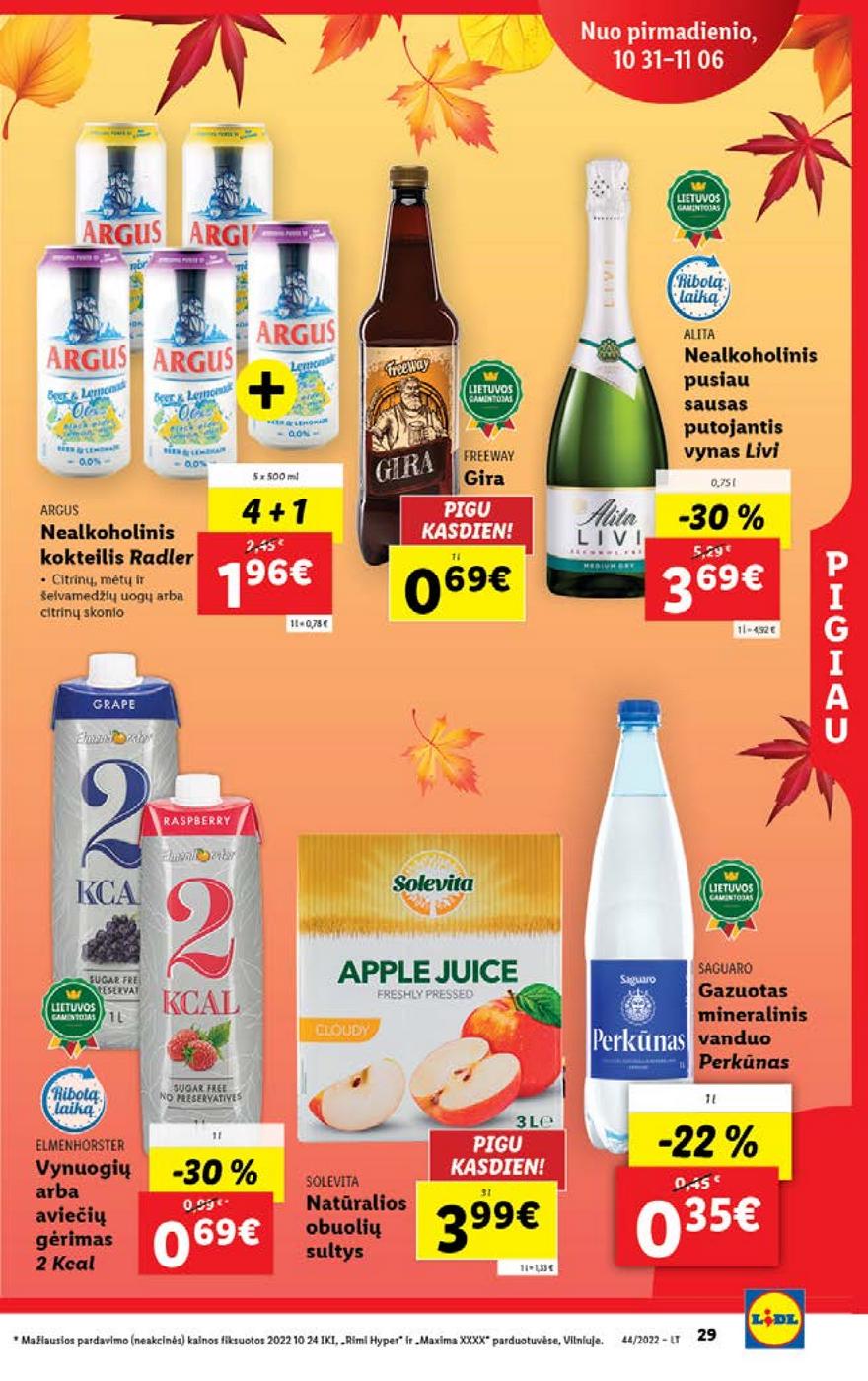 Ldil maisto leidinys akcijos nuo 
  2022-10-31 iki 
  2022-11-06 | Leidinukas.lt puslapis 29