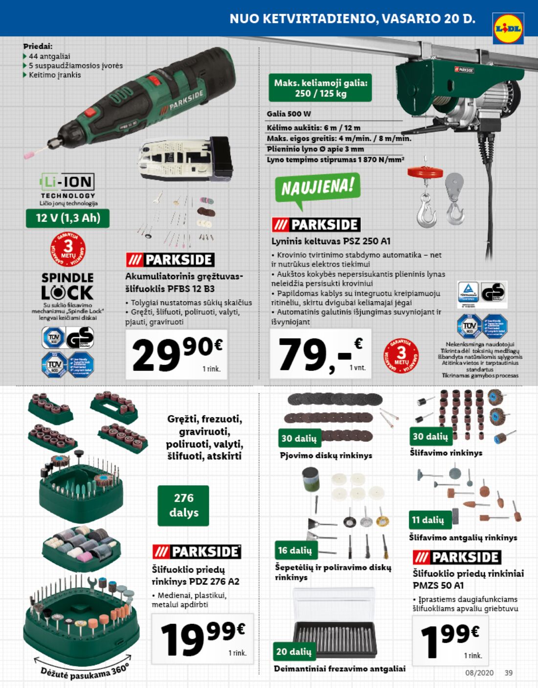 Lidl savaitinis leidinys akcijos nuo 
  2020-02-17 iki 
  2020-02-23 | Leidinukas.lt puslapis 39