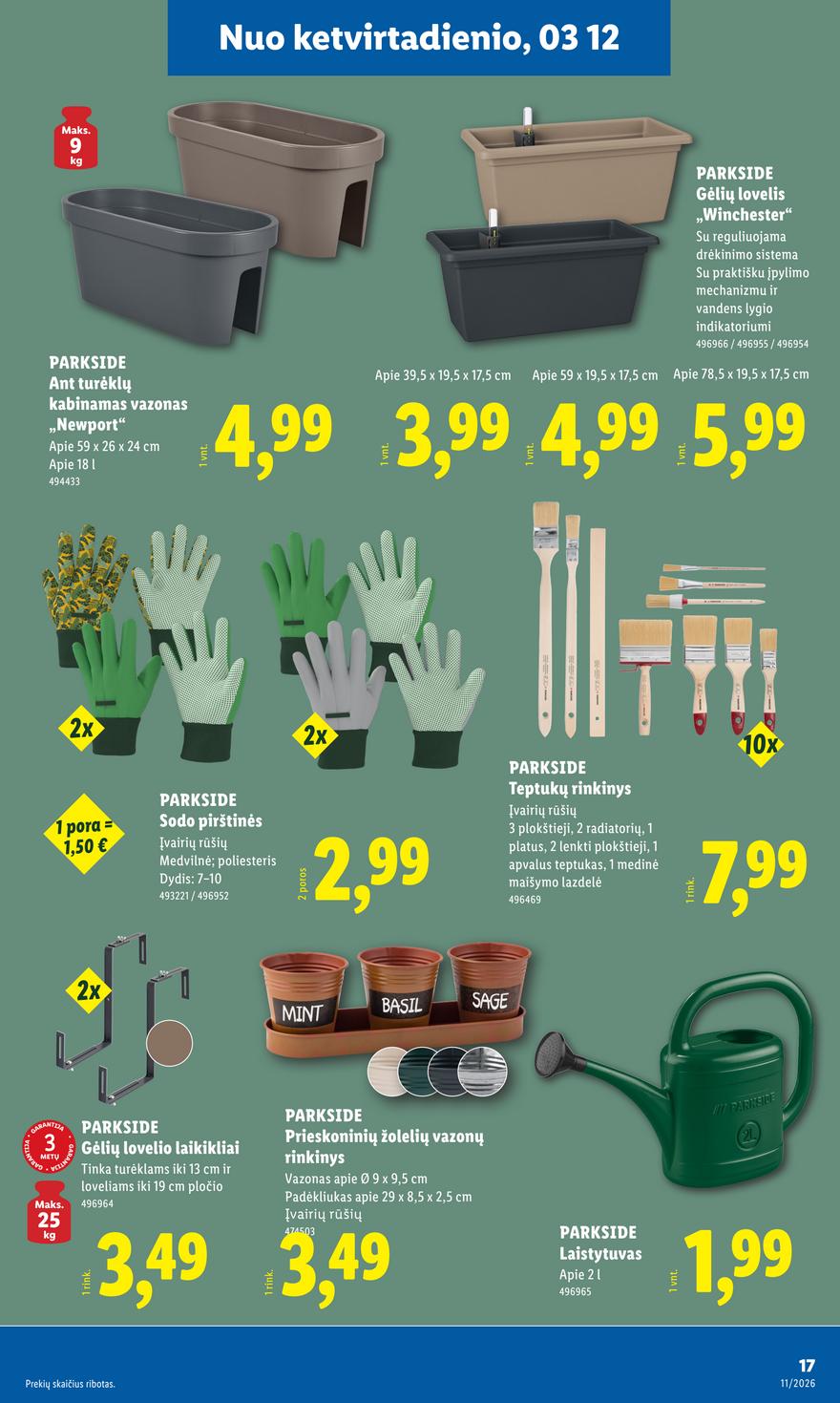 Lidl leidinys akcijos nuo 
  2026-03-09 iki 
  2026-03-15 | Leidinukas.lt puslapis 17