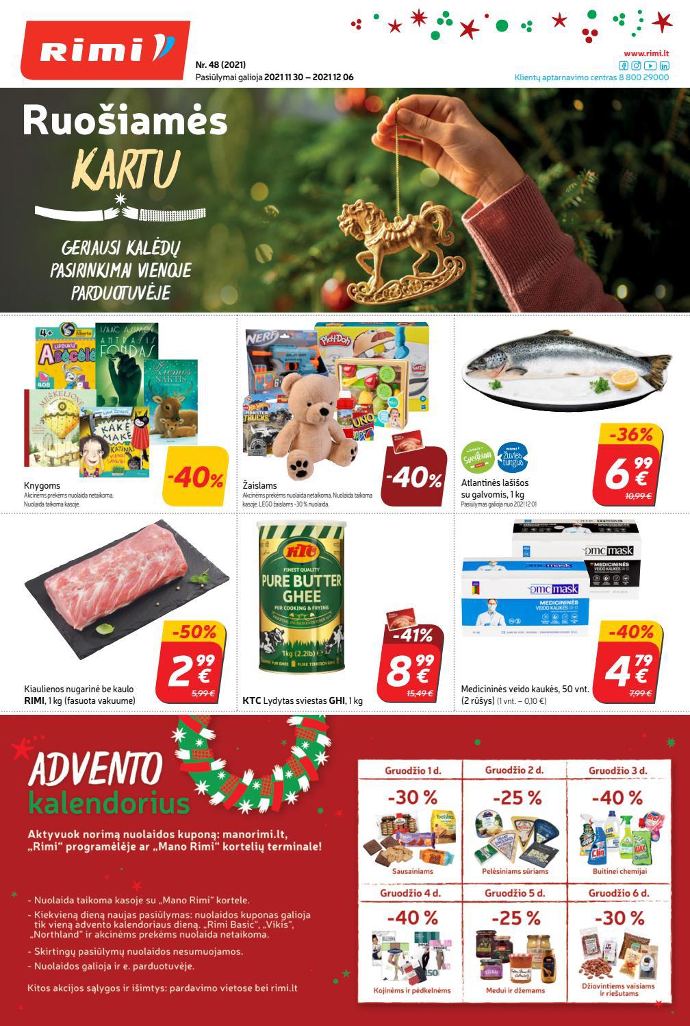 Rimi savaitinis leidinys akcijos nuo 
  2021-11-30 iki 
  2021-12-06 | Leidinukas.lt puslapis 1