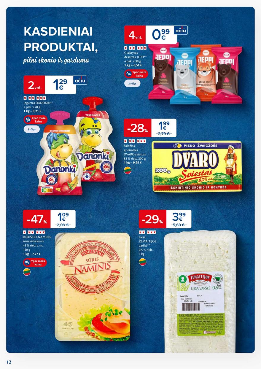 Maxima kaininis leidinys akcijos nuo 
  2024-01-03 iki 
  2024-01-08 | Leidinukas.lt puslapis 12