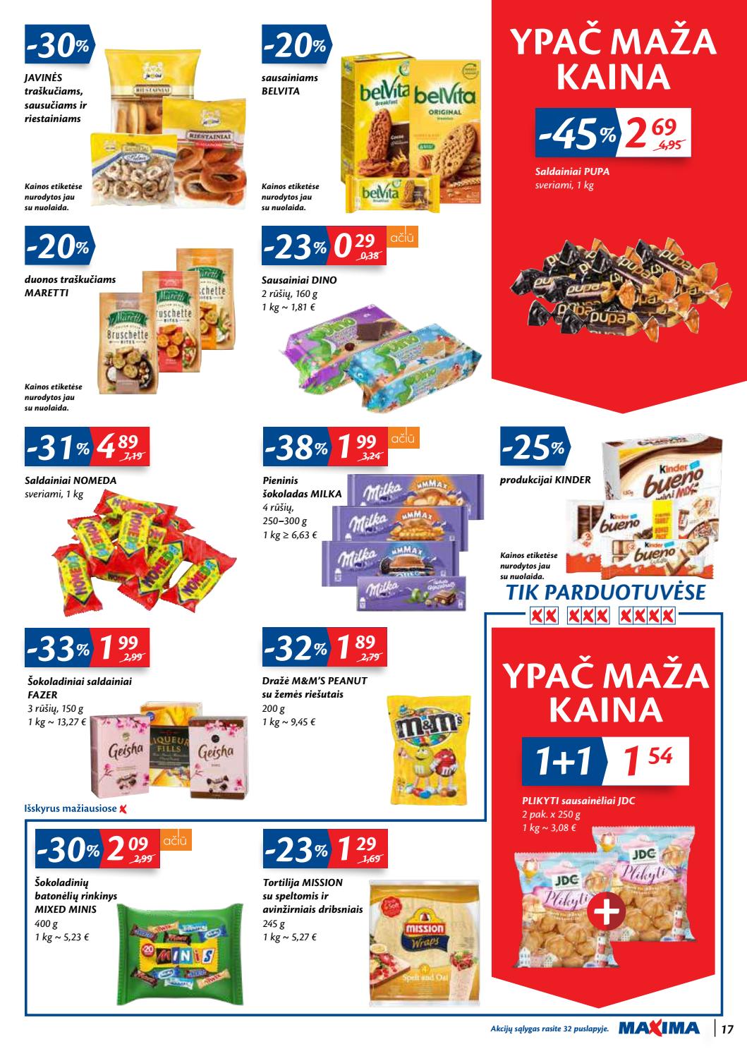 Maxima kaininis leidinys akcijos nuo 
  2020-09-22 iki 
  2020-09-28 | Leidinukas.lt puslapis 17