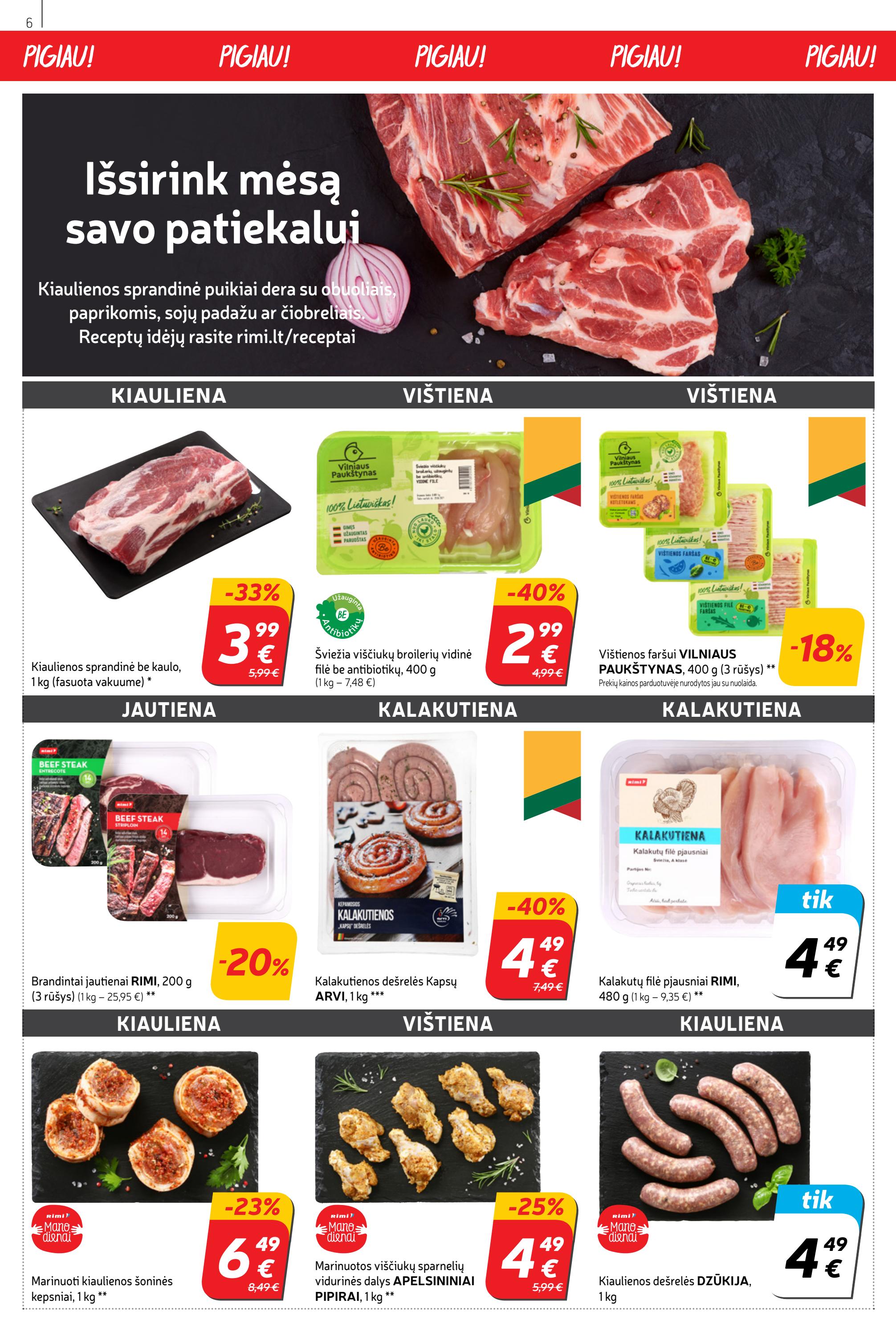 Rimi savaitinis leidinys akcijos nuo 
  2023-01-10 iki 
  2023-01-16 | Leidinukas.lt puslapis 6