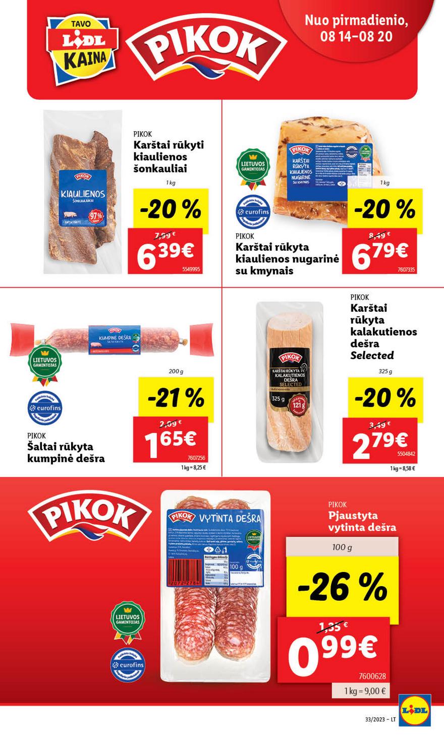 Lidl pasiūlymai akcijos nuo 
  2023-08-14 iki 
  2023-08-20 | Leidinukas.lt puslapis 26