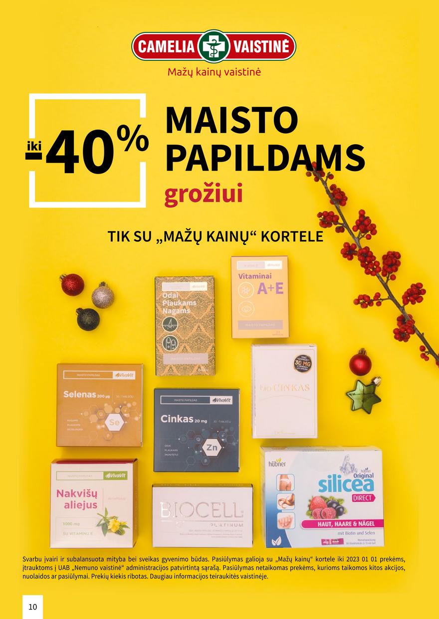 Camelia leidinys akcijos nuo 
  2022-12-01 iki 
  2023-01-01 | Leidinukas.lt puslapis 10