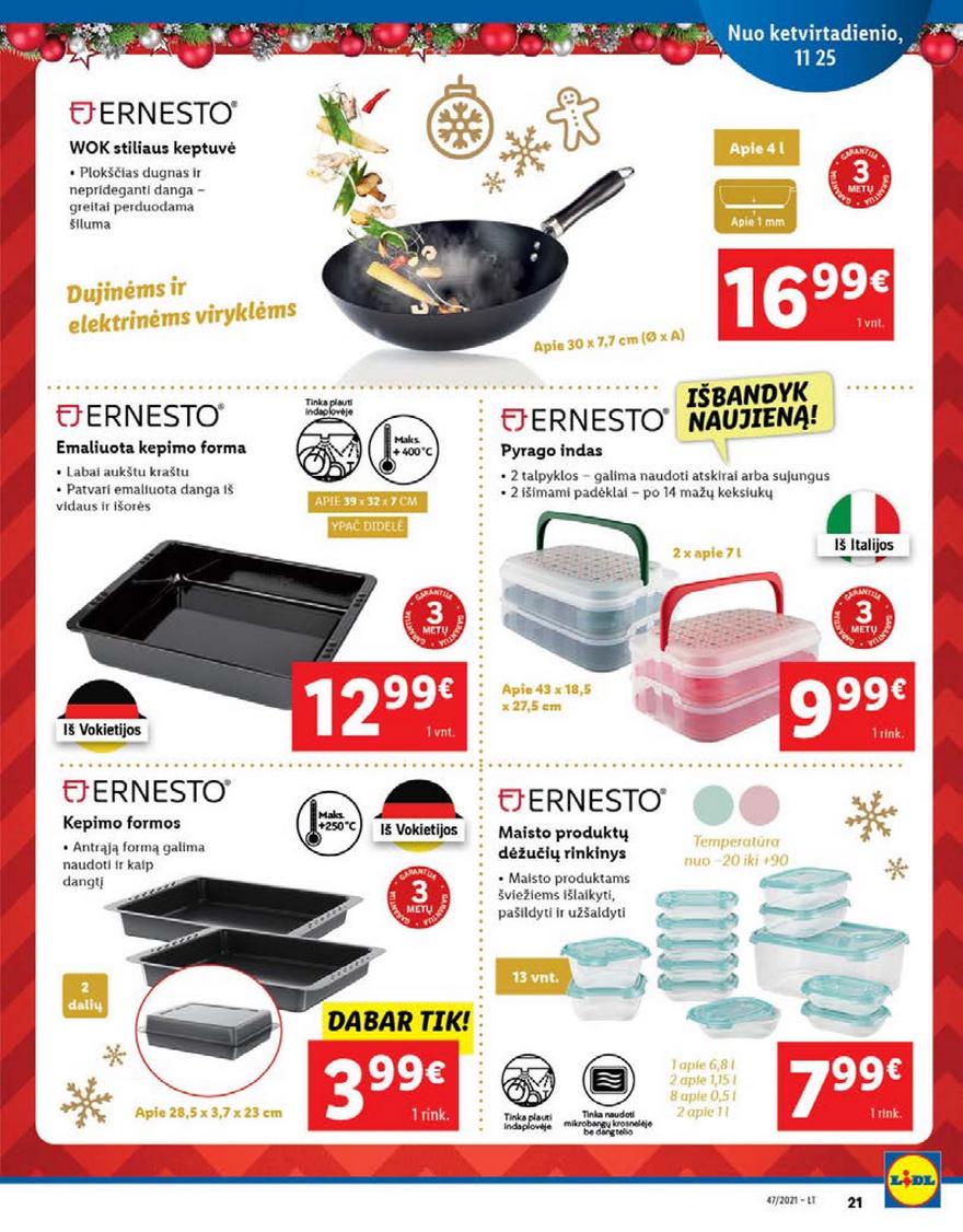 Lidl maisto prekių pasiūlymai akcijos nuo 
  2021-11-22 iki 
  2021-11-28 | Leidinukas.lt puslapis 21