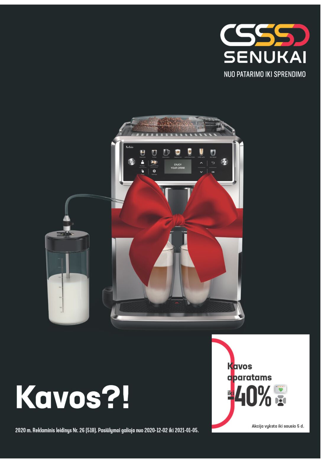 Senukai reklaminis leidinys akcijos nuo 
  2020-12-02 iki 
  2021-01-05 | Leidinukas.lt puslapis 1