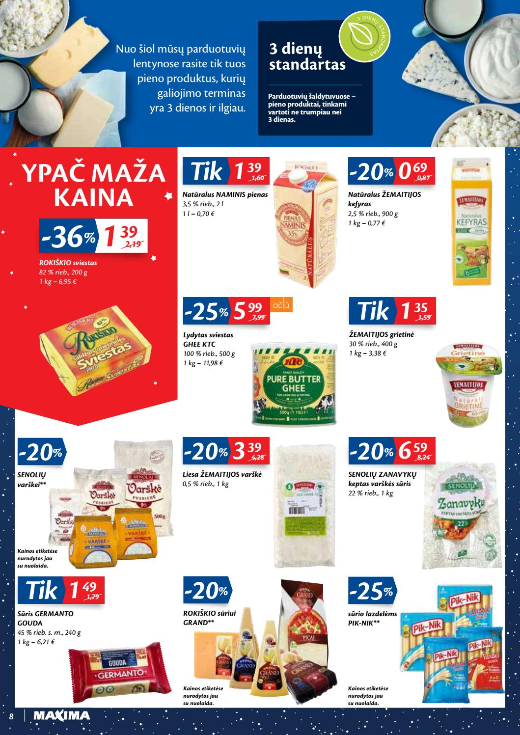 Maxima kaininis leidinys akcijos nuo 
  2020-12-29 iki 
  2021-01-04 | Leidinukas.lt puslapis 8