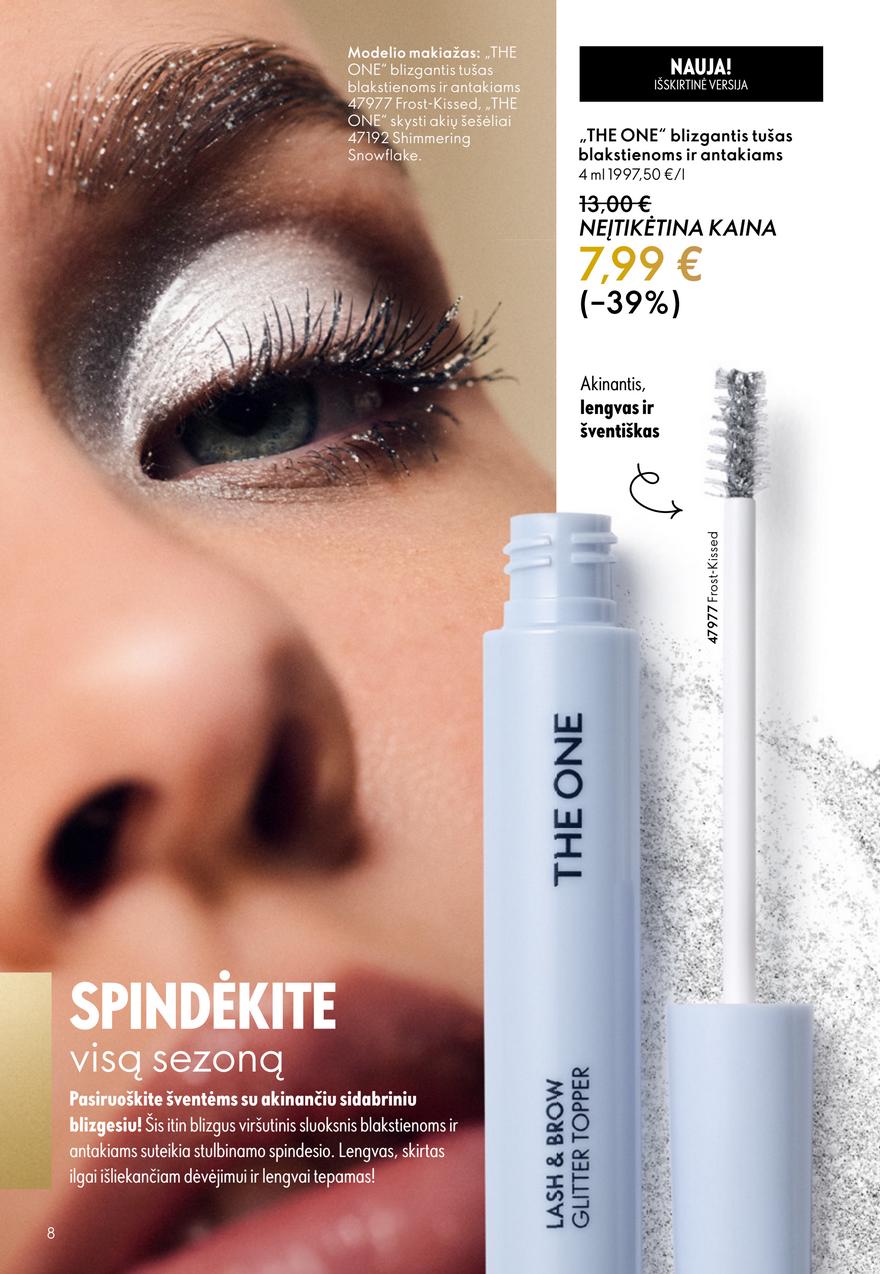 Oriflame katalogas akcijos nuo 
  2025-11-19 iki 
  2025-12-09 | Leidinukas.lt puslapis 8