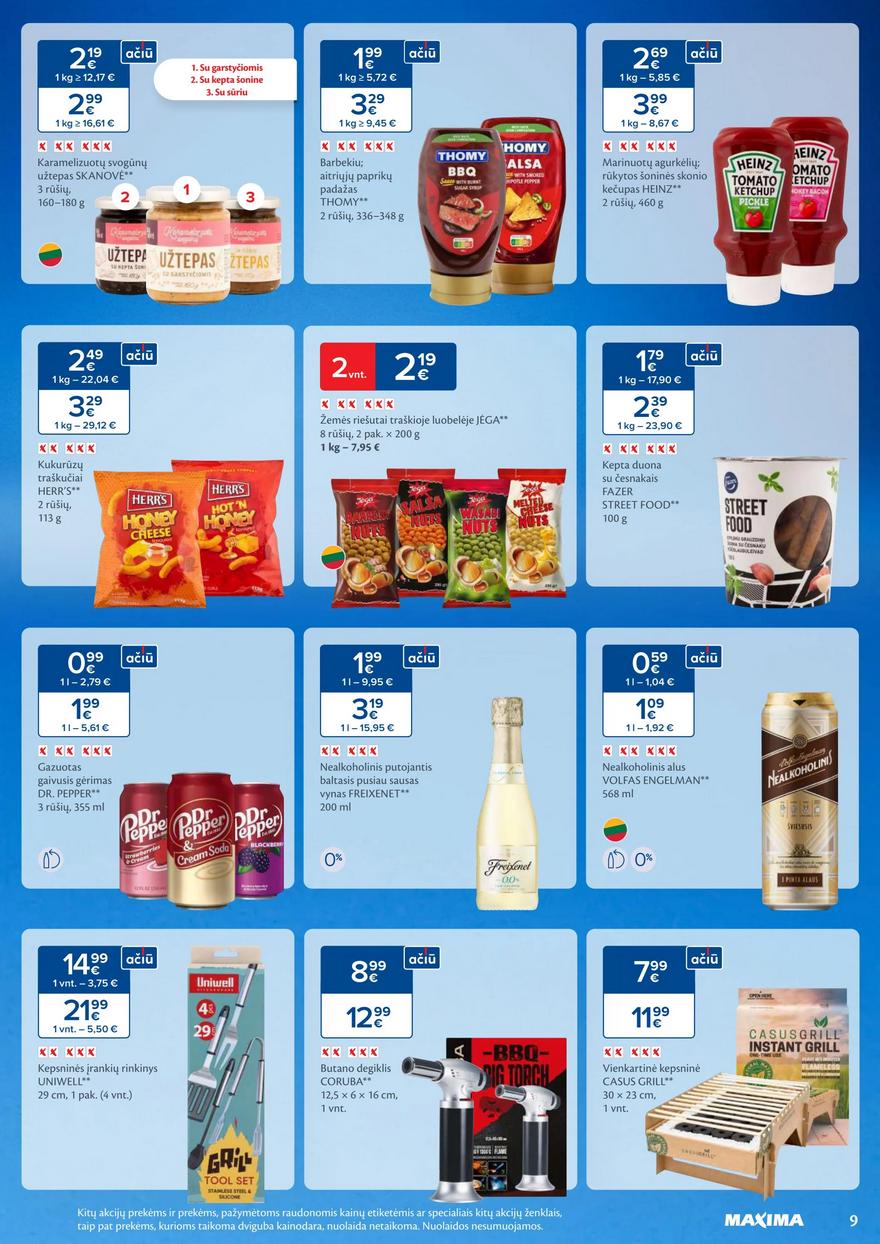 Maxima savaitinis leidinys 19 akcijos nuo 
  2025-05-06 iki 
  2025-05-12 | Leidinukas.lt puslapis 9
