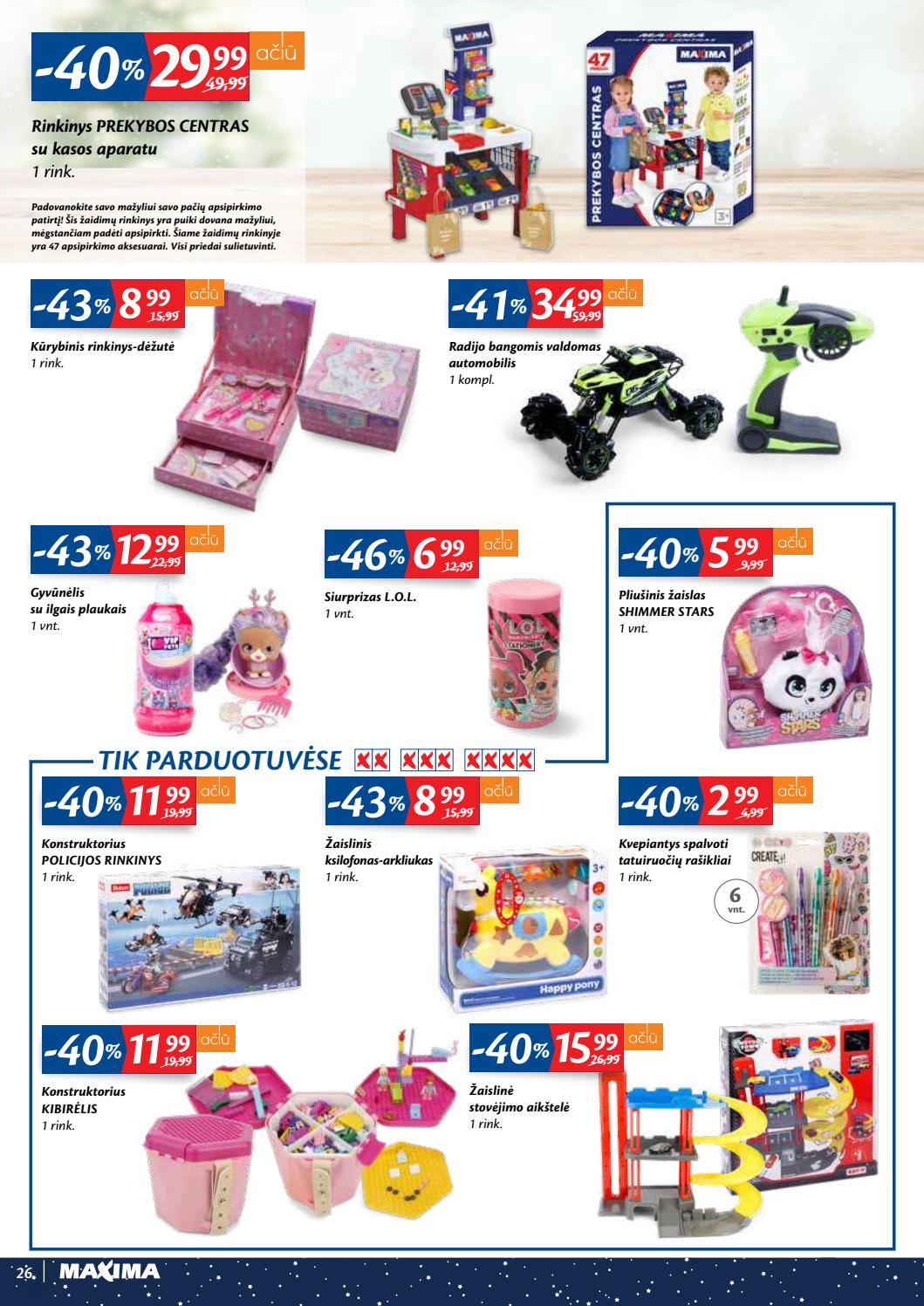 Maxima kaininis leidinys akcijos nuo 
  2020-12-01 iki 
  2020-12-07 | Leidinukas.lt puslapis 26
