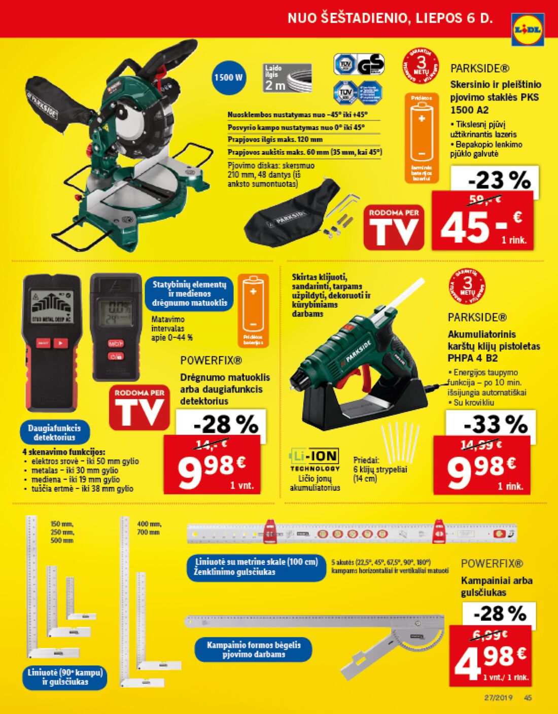 Lidl savaitinis leidinys akcijos nuo 
  2019-07-01 iki 
  2019-07-07 | Leidinukas.lt puslapis 45