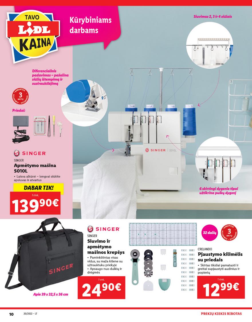 Lidl pasiūlymai akcijos nuo 
  2022-05-16 iki 
  2022-05-22 | Leidinukas.lt puslapis 10